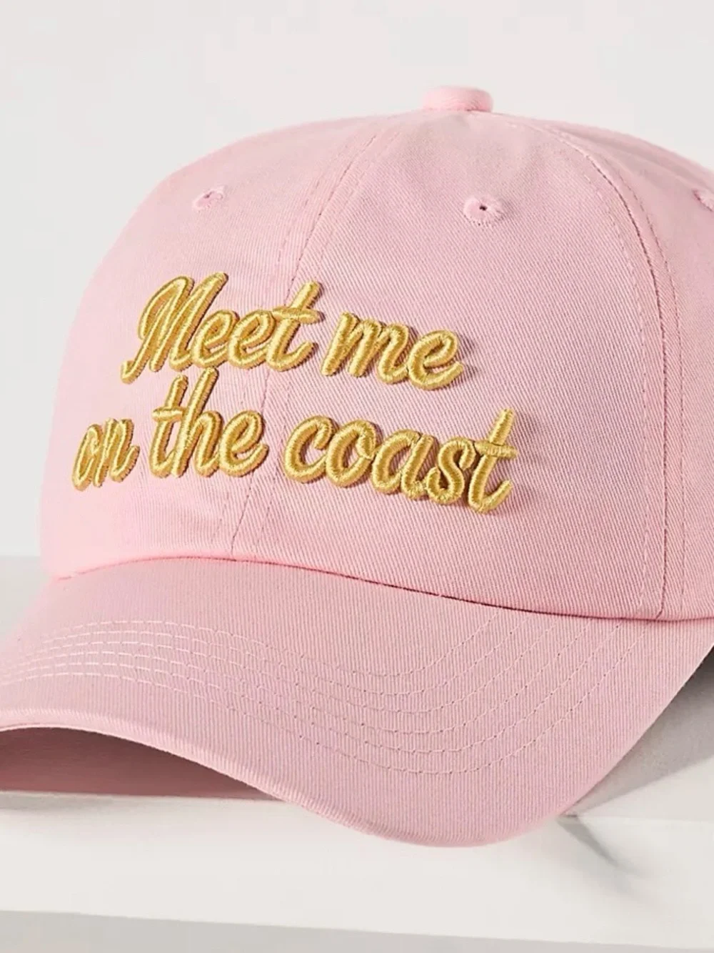 Anthropologie Worn/West Meet Me On The Yacht Baseball Cap. NWT. Coast